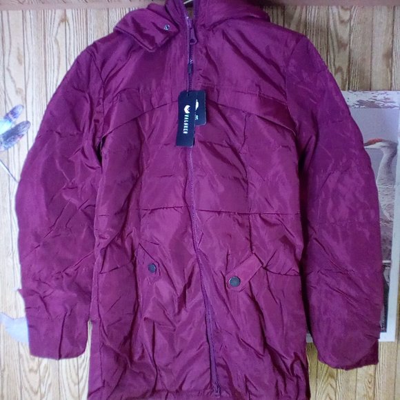 Valuker Women's Down Coat With Fur Hood With 90% Down Parka Puffer Jacket - Picture 2 of 7